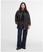 Women's Barbour Luella Waxed Jacket - RUSTIC/MUTED TAR