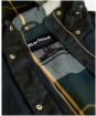 Women's Barbour Keeley Wax Jacket - Fern / Sage / Duffle Bag / Ancient Tartan