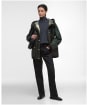 Women's Barbour Keeley Wax Jacket - Fern / Sage / Duffle Bag / Ancient Tartan