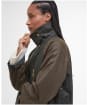 Women's Barbour Evette Waxed Jacket - FERN/BEECH/ANCIE