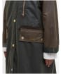 Women's Barbour Evette Waxed Jacket - FERN/BEECH/ANCIE