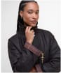 Women's Barbour Evette Waxed Jacket - RUSTIC/MUTED TAR