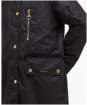Women's Barbour Evette Waxed Jacket - RUSTIC/MUTED TAR