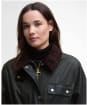 Women's Barbour Milda Wax Jacket - Fern / Sage / Ancient Tartan