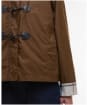 Women's Barbour Myra Wax Duffle Jacket - Bark / Hessian Tartan