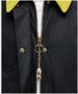 Women's Barbour Icons Modern Beadnell Wax Jacket - Black / Classic Tartan