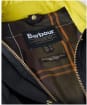 Women's Barbour Icons Modern Beadnell Wax Jacket - Black / Classic Tartan