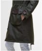 Women's Barbour Durham City Waxed Parka - Fern