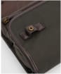Men’s Barbour Wax Hanging Washbag - OLIVE/BEACON