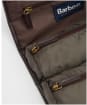 Men’s Barbour Wax Hanging Washbag - OLIVE/BEACON