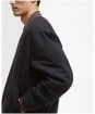 Men's Barbour International Dobson Casual Varsity Jacket - Black