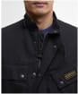 Men's Barbour International Washed Casual A7 Jacket - Black
