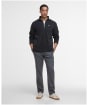 Men's Barbour Essentials Half Zip Fleece - Charcoal Marl