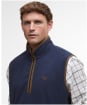 Men's Barbour Harwood Gilet Fleece - Navy