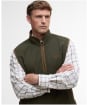 Men's Barbour Harwood Gilet Fleece - Olive