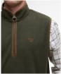 Men's Barbour Harwood Gilet Fleece - Olive
