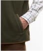 Men's Barbour Harwood Gilet Fleece - Olive