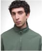 Men's Barbour Reel Hybrid Fleece Jacket - Navy