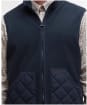 Men's Barbour Lowich Fleece Gilet - Navy