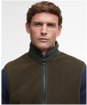 Men's Barbour Lowich Fleece Gilet - Olive
