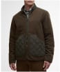 Men's Barbour Lowich Fleece Jacket - Olive