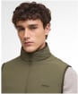 Men's Barbour Reversible Fleece Gilet - Fern
