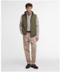 Men's Barbour Reversible Fleece Gilet - Fern
