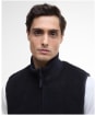 Men's Barbour International Ryefeld Fleece Gilet - Dark Navy