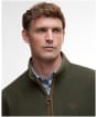 Men's Barbour Harwood Zip Through Fleece - Olive