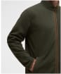 Men's Barbour Harwood Zip Through Fleece - Olive