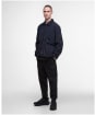 Men's Barbour International Albby Microfleece Overshirt - Dark Navy