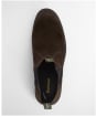 Men's Barbour Patton Waterproof Chelsea Boots - OILED BROWN SUED