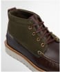 Men's Barbour Hadston Chukka Boots - Olive / Dark Brown