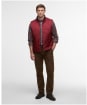 Men's Barbour Finn Gilet - Brick Red