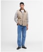 Men's Barbour New Lowerdale Quilted Gilet - Washed Stone