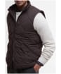 Men's Barbour City Chelsea Quilted Gilet - BLACK OAK/MIDNIG