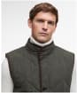 Men's Barbour Edale Quilted Gilet - Dark Olive