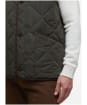 Men's Barbour Edale Quilted Gilet - Dark Olive