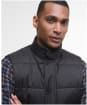Men's Barbour Brampton Puffer Gilet - CHARCOAL/MIDNIGH