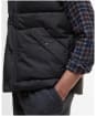 Men's Barbour Brampton Puffer Gilet - CHARCOAL/MIDNIGH