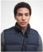 Men's Barbour Brampton Puffer Gilet - DARK NAVY/MIDNIG