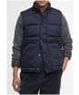 Men's Barbour Brampton Puffer Gilet - DARK NAVY/MIDNIG