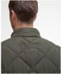 Men's Barbour Winter Lowerdale Quilted Gilet - Dark Olive