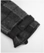 Men's Barbour Newbrough Tartan Gloves - Black / Grey