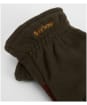 Men’s Barbour Coalford Fleece Gloves - New Olive