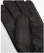 Men's Barbour Highfield Leather Gloves - Black