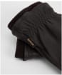 Men's Barbour Highfield Leather Gloves - Dark Brown