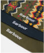 Men's Barbour Case Fair Isle Sock Gift Box - Classic Tartan