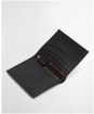 Men's Barbour Brunton Leather Gift Set - Black Deboss Tartan