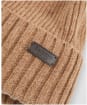 Men's Barbour Carlton Beanie Hat - Military Brown